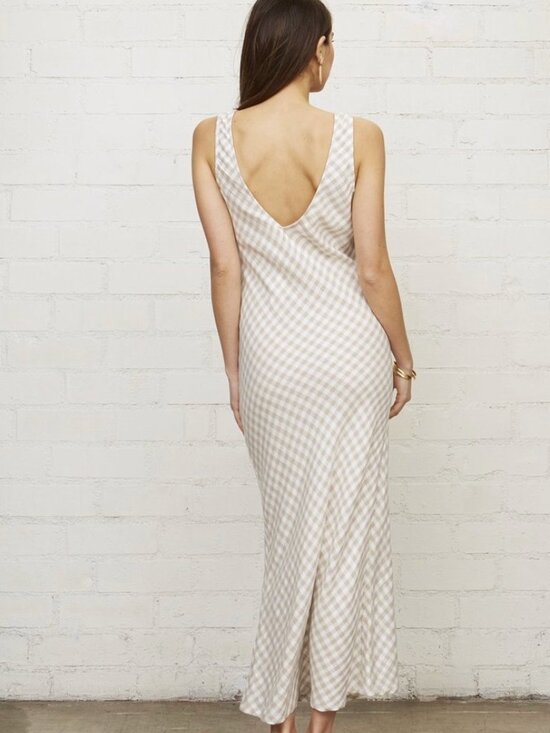 Rachel Pally Gingham Bias Dress XS - Picture 3 of 5